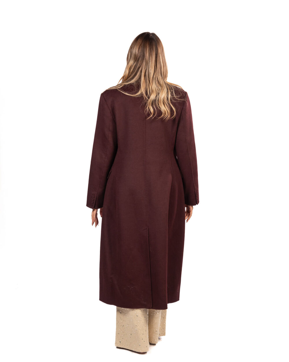 Vicolo Cappotto bordeaux - immagine 3