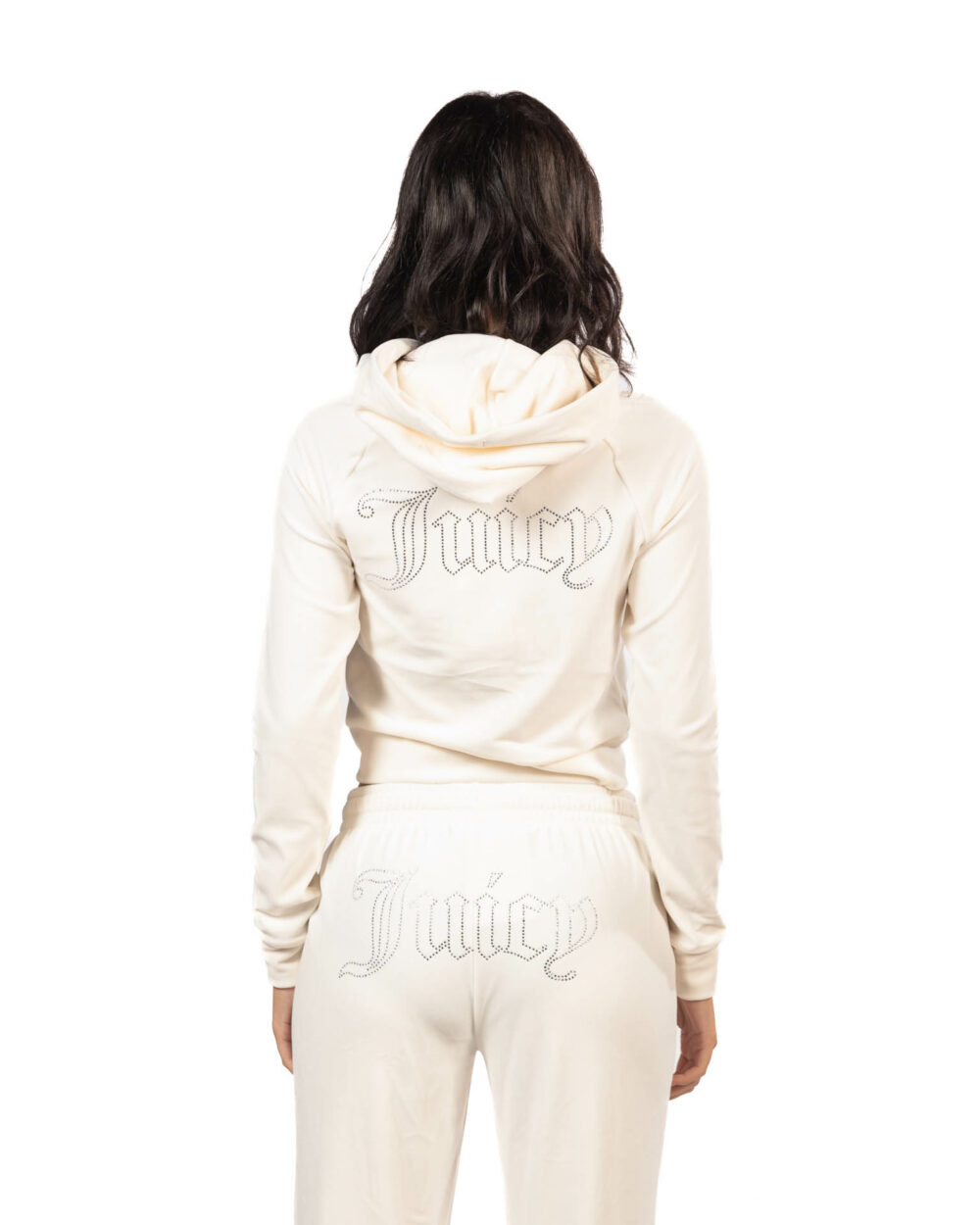 JUICY COUTURE Pantaloni della Tuta Diamante JC Logo -bianco - immagine 4