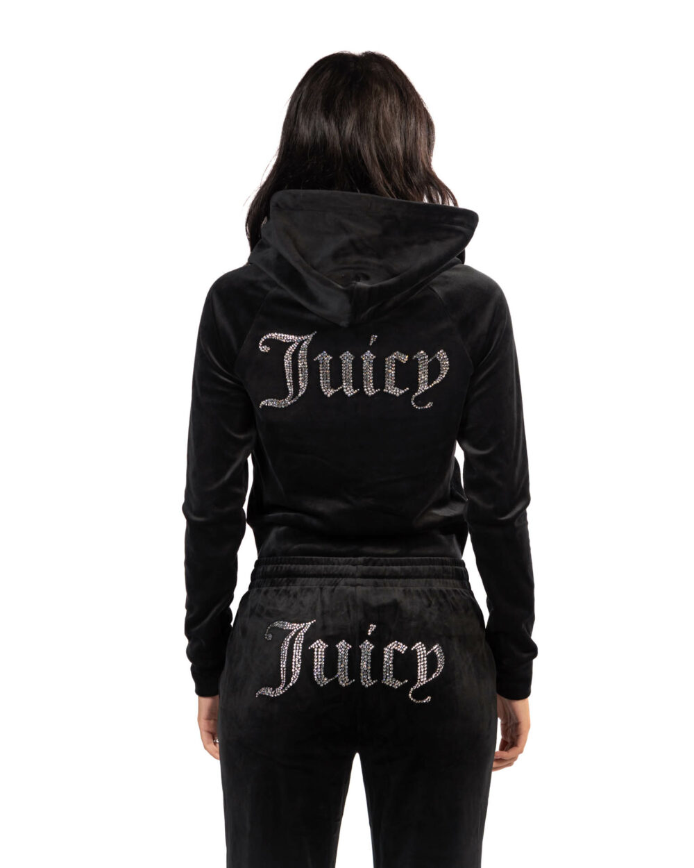 JUICY COUTURE Pantaloni della Tuta Diamante JC Logo -nero - immagine 4