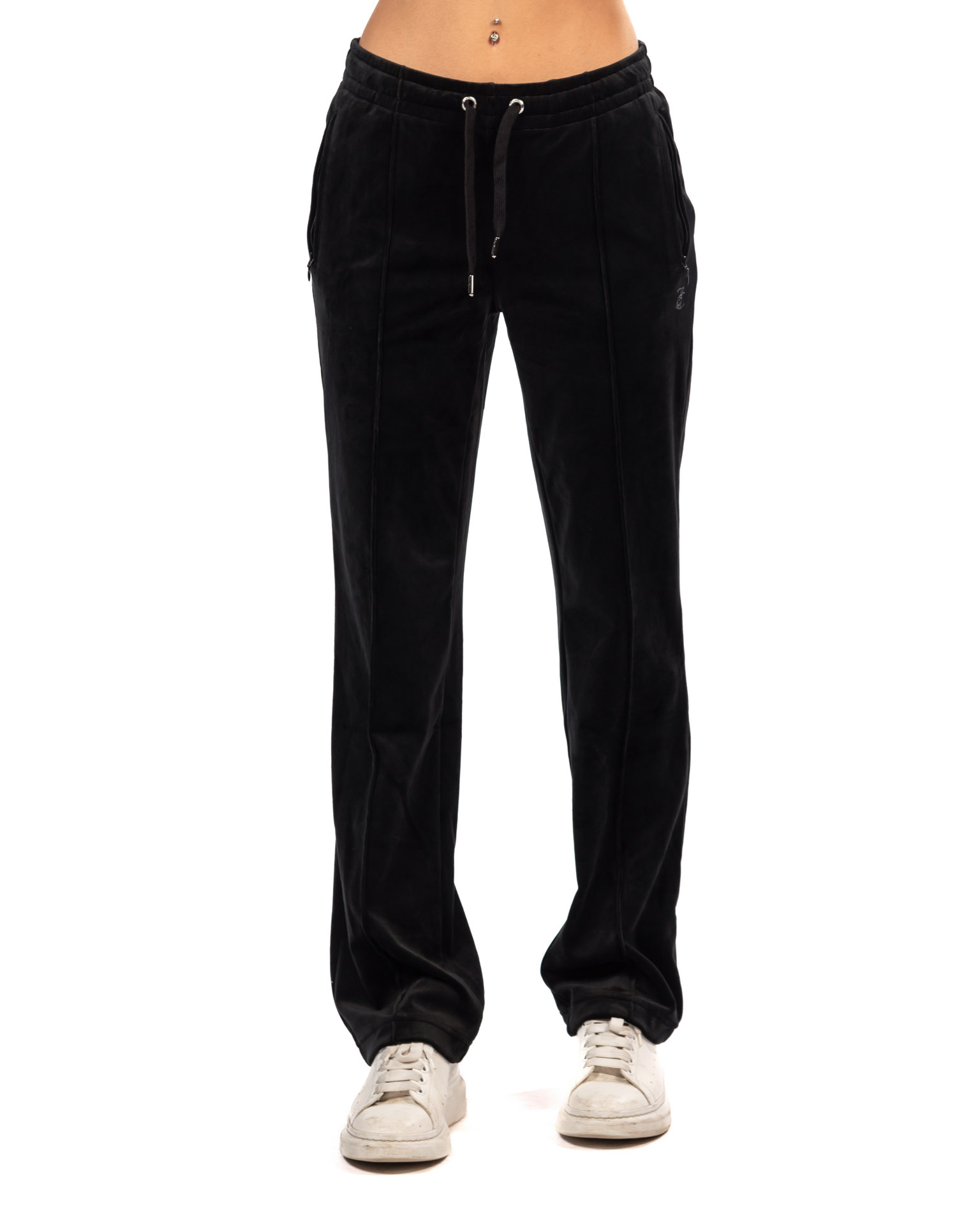 JUICY COUTURE Pantaloni della Tuta Diamante JC Logo -nero