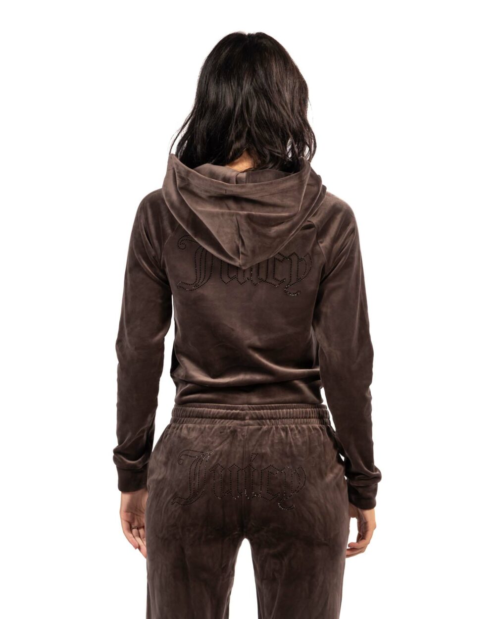 JUICY COUTURE Pantaloni della Tuta Diamante JC Logo -marrone - immagine 4