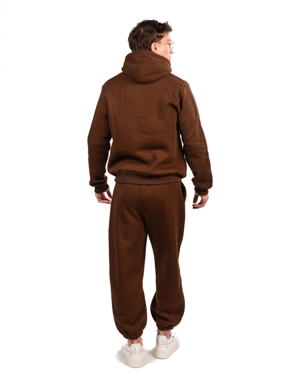 Berna felpa con cappuccio marrone - immagine 2