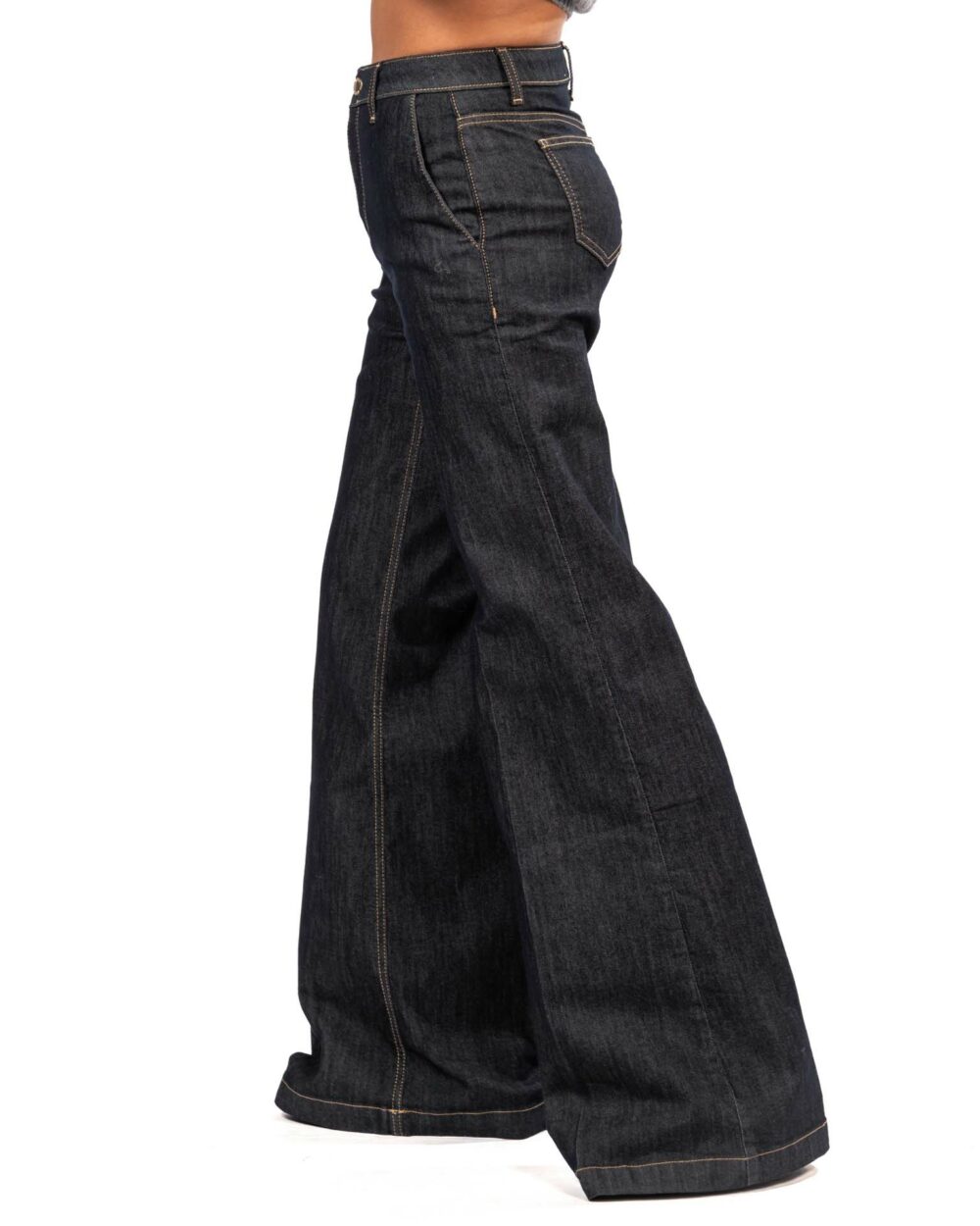 Vicolo jeans a palazzo - immagine 2