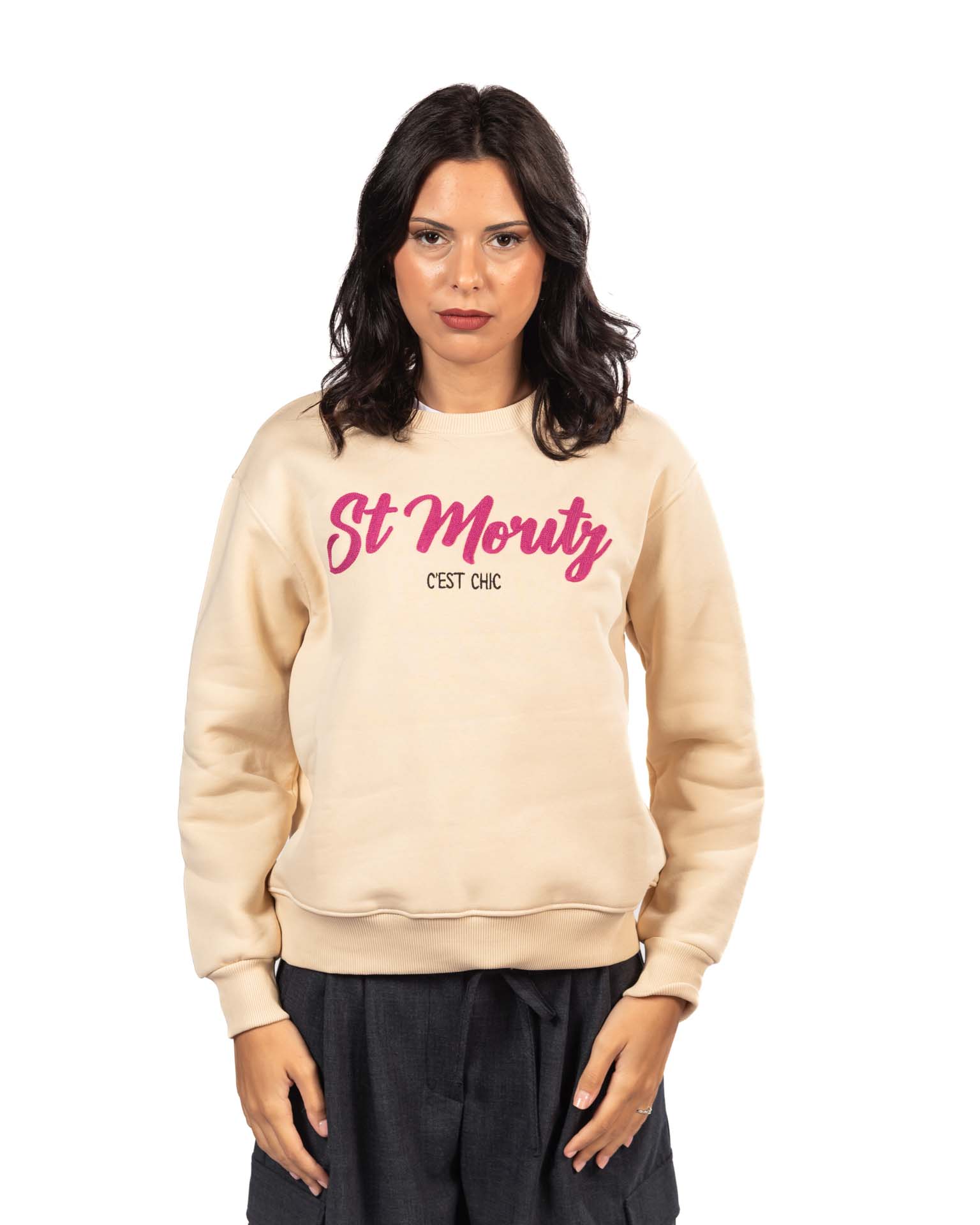 Superculture - felpa beige