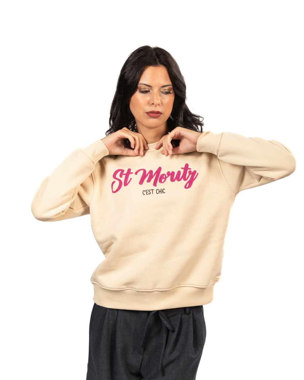 Superculture - felpa beige - immagine 2