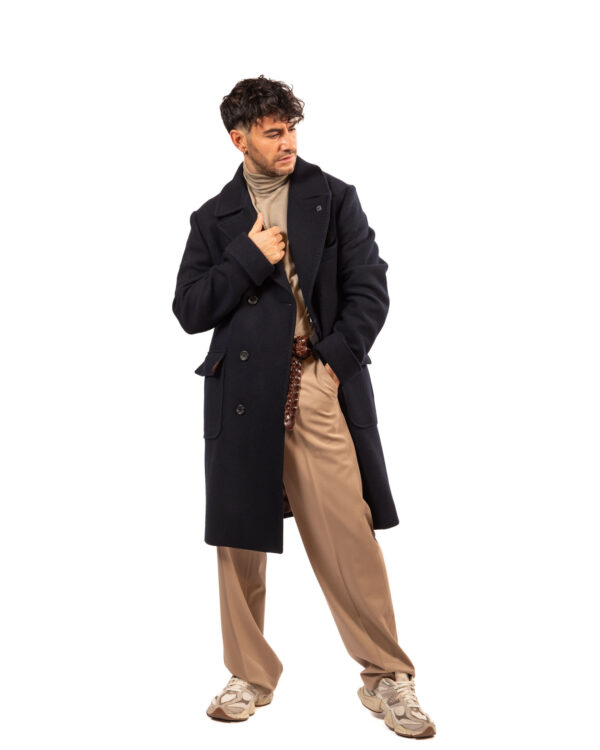 Out Fit cappotto blu