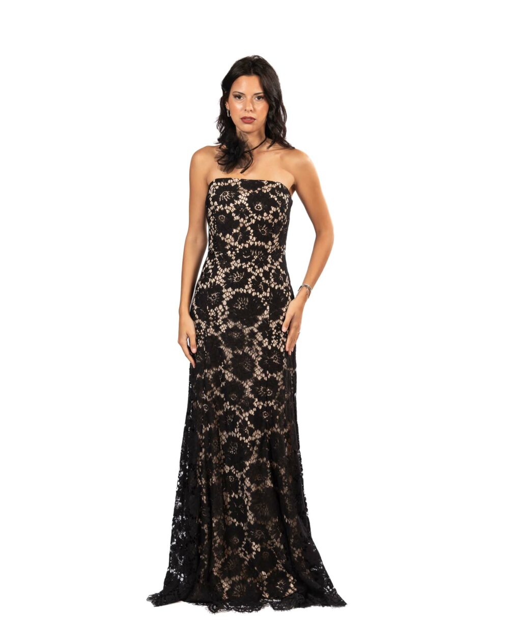 Berti Mode Collection abito in pizzo nero