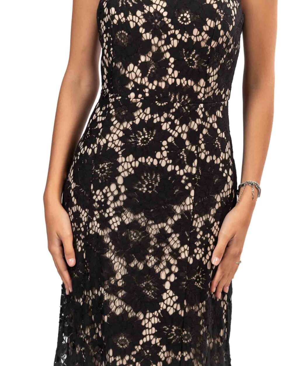 Berti Mode Collection abito in pizzo nero - immagine 3