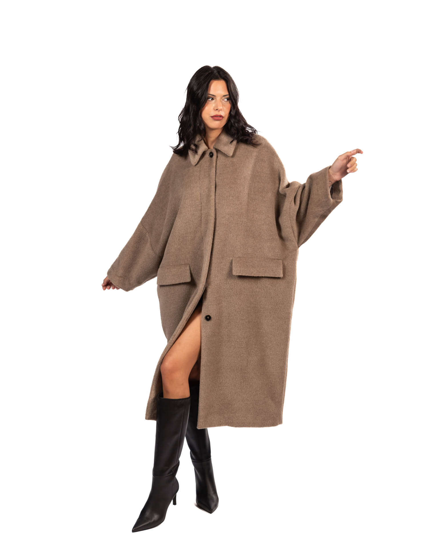 Marella cappotto over beige