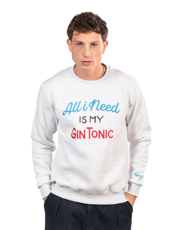 Superculture felpa grigia