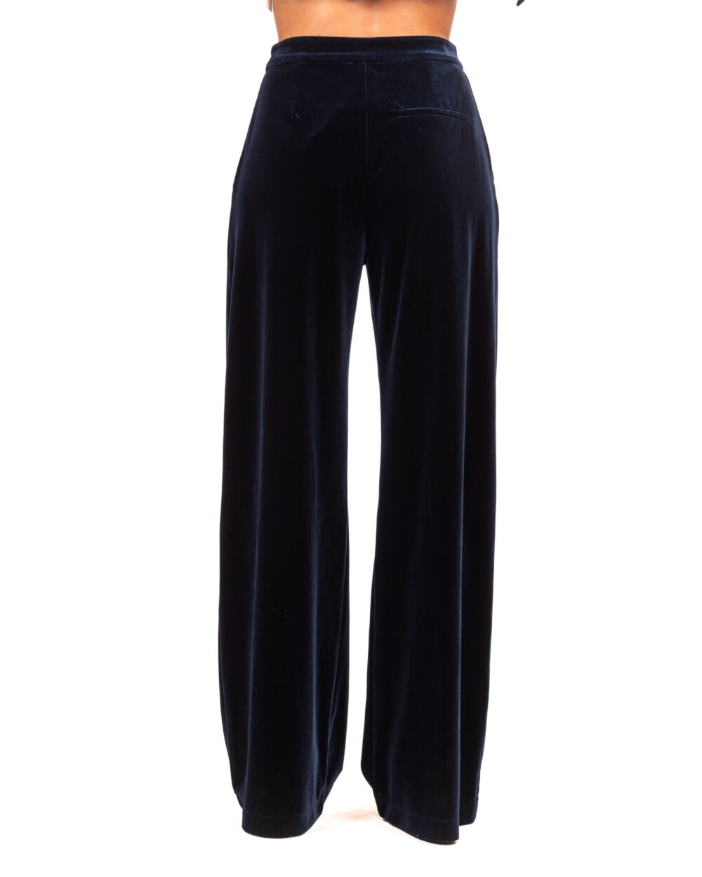 Marella pantalone in velluto blu - immagine 3