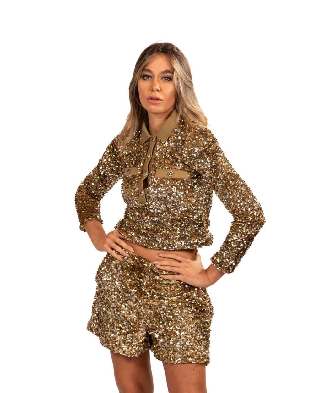 Marlla t-shirt con PAILLETTES