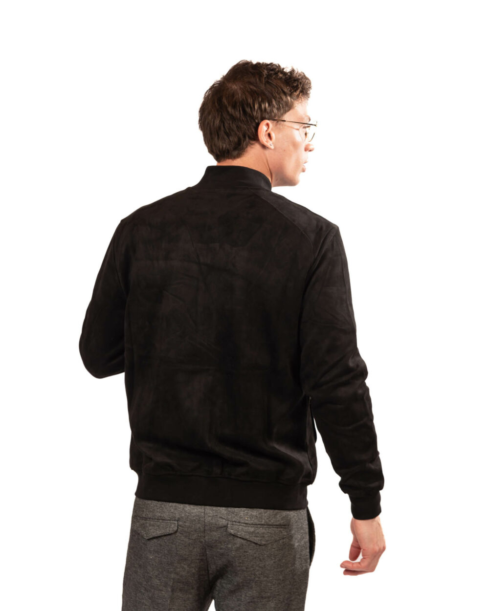 Antony morato giubbino in camoscio nero - immagine 4