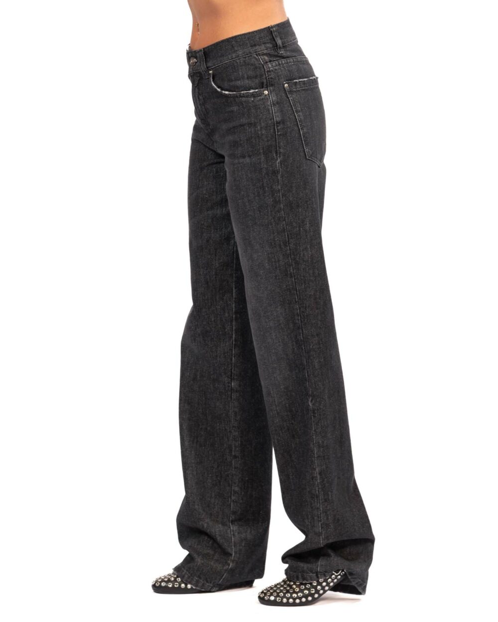 Marella Jeans straight - NERO - immagine 2