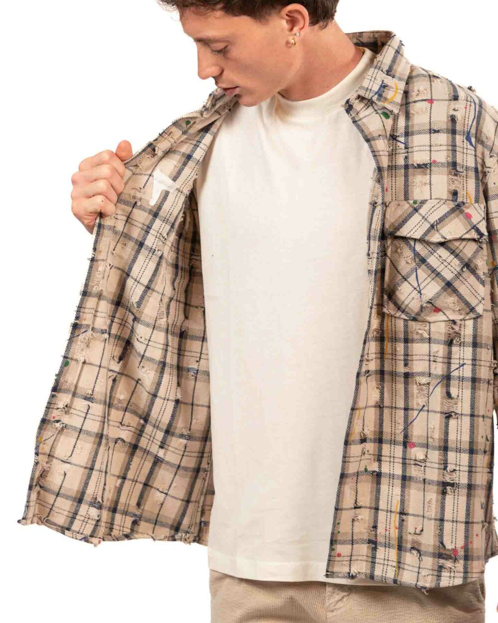 Berna overshirt check - immagine 2
