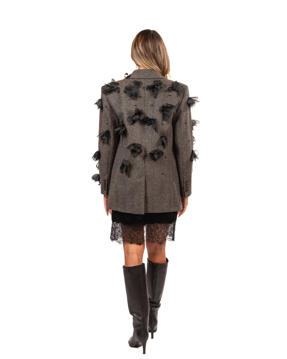 Marella Blazer con fiori e ricami - immagine 3