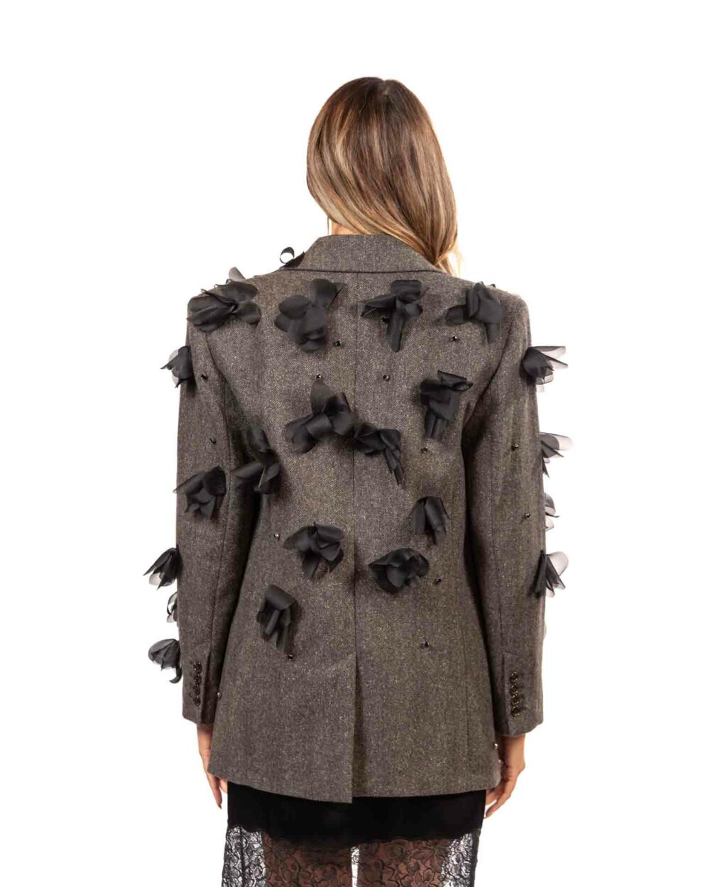 Marella Blazer con fiori e ricami - immagine 2