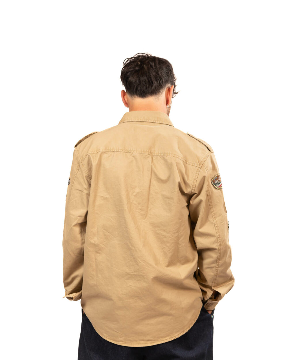 Berna overshirt beige - immagine 2