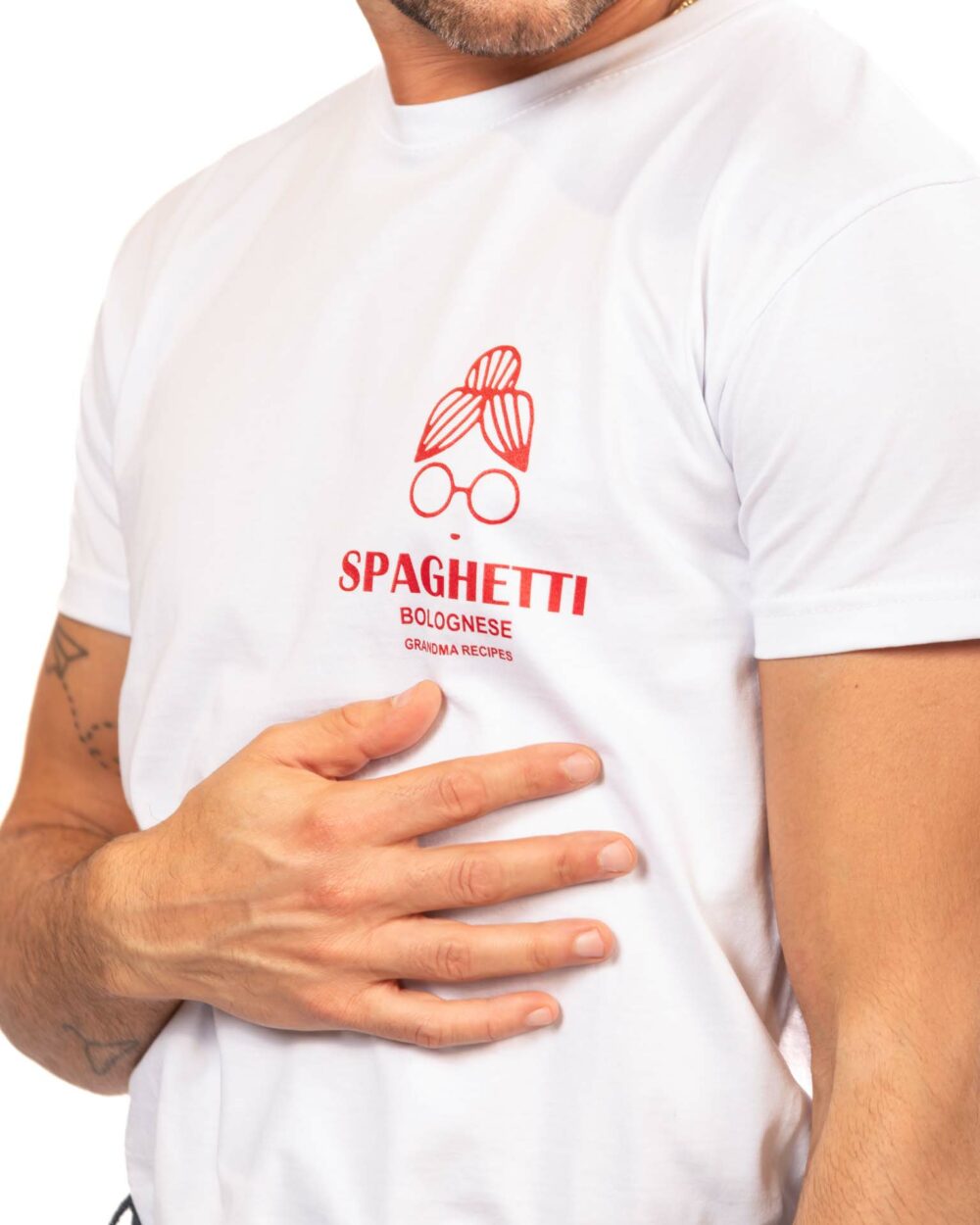 Berna t-shirt bianca con stampa