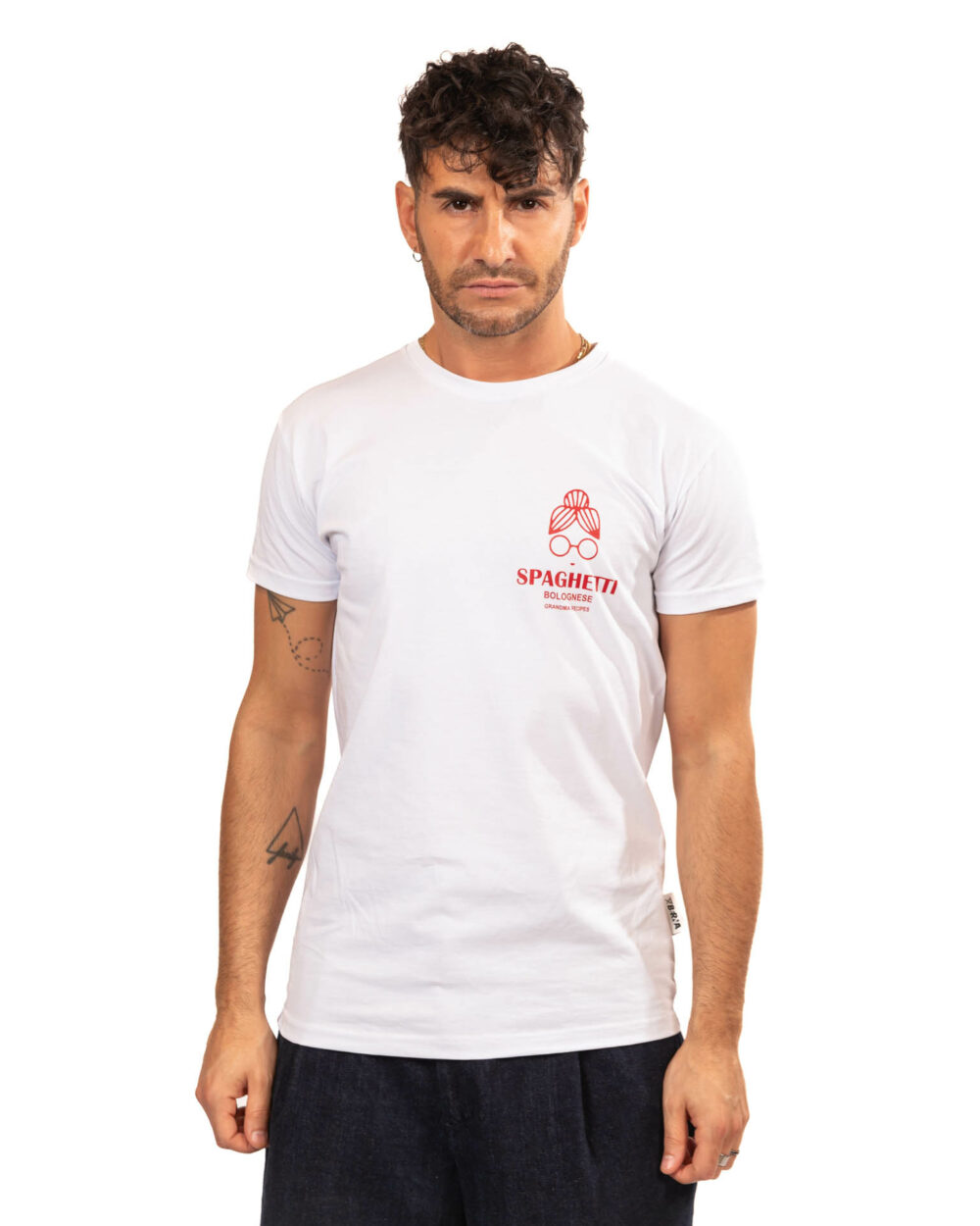 Berna t-shirt bianca con stampa - immagine 2