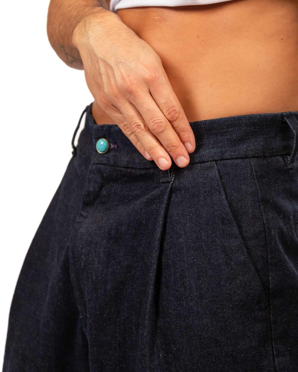 Berna denim con pinces - immagine 4