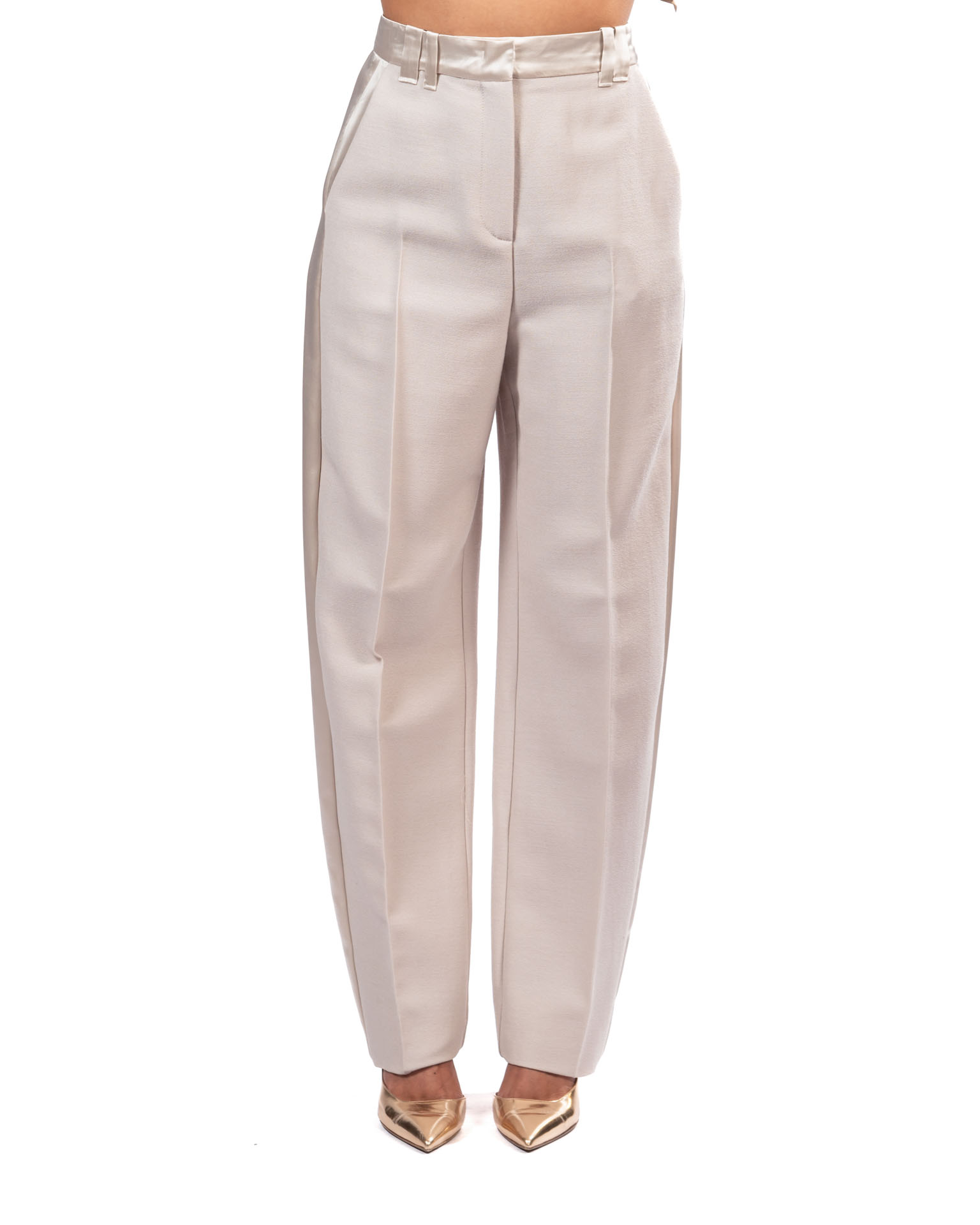 Marella Pantalone barrel - AVORIO