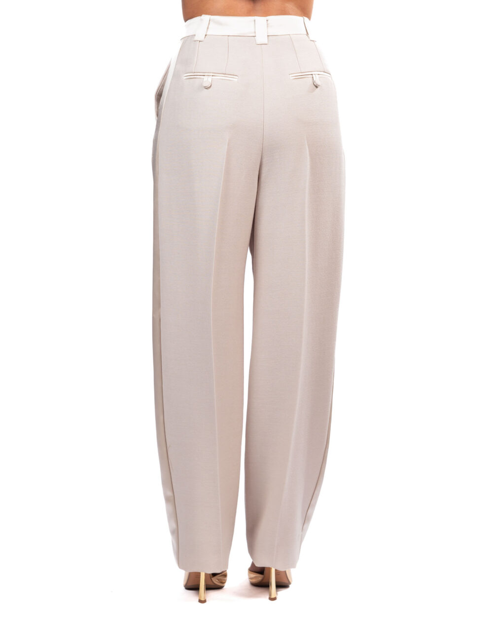 Marella Pantalone barrel - AVORIO - immagine 3