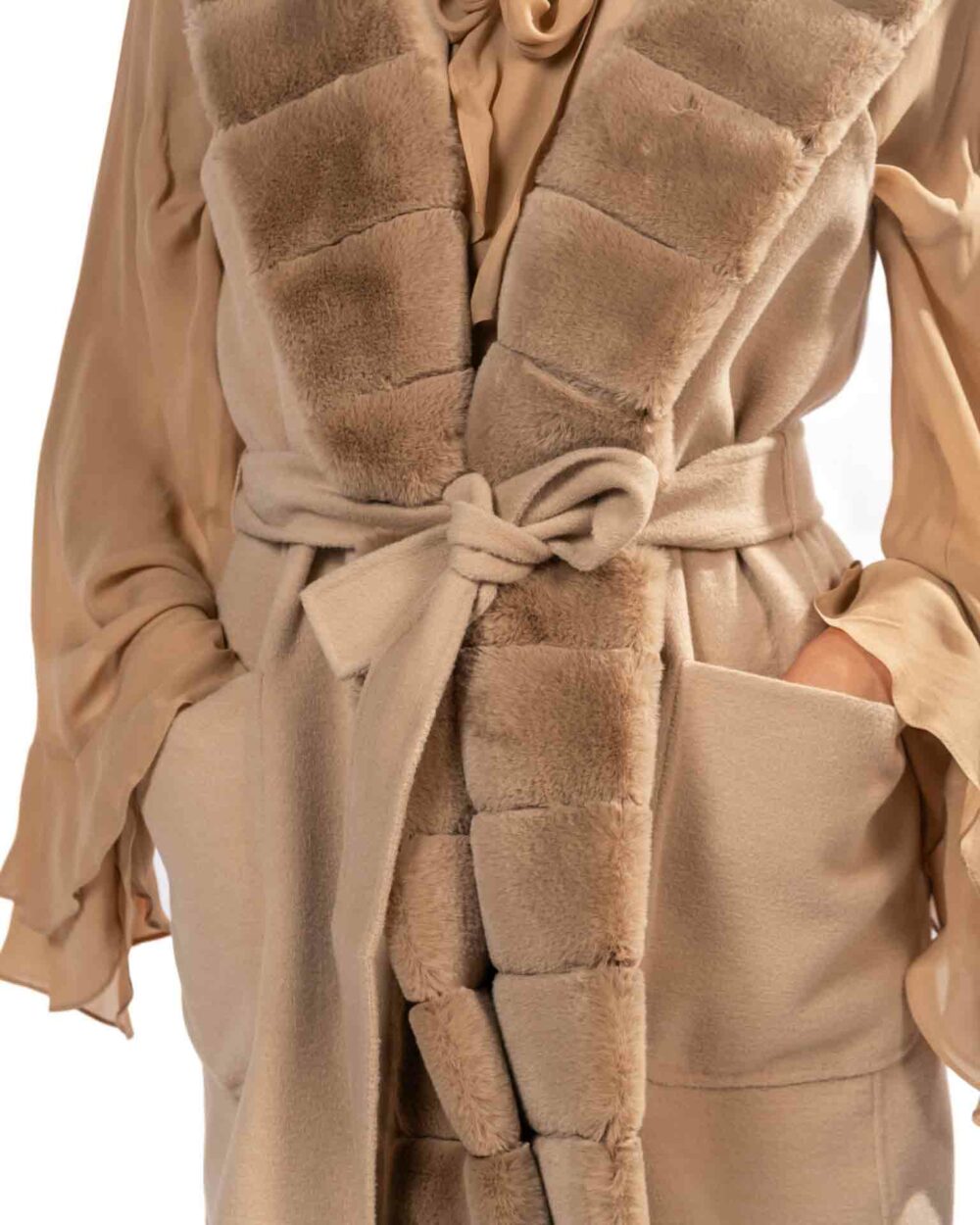 Emme marella cappotto smanicato - immagine 4