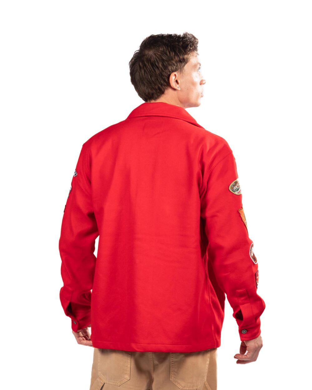 Berna overshirt rossa - immagine 2