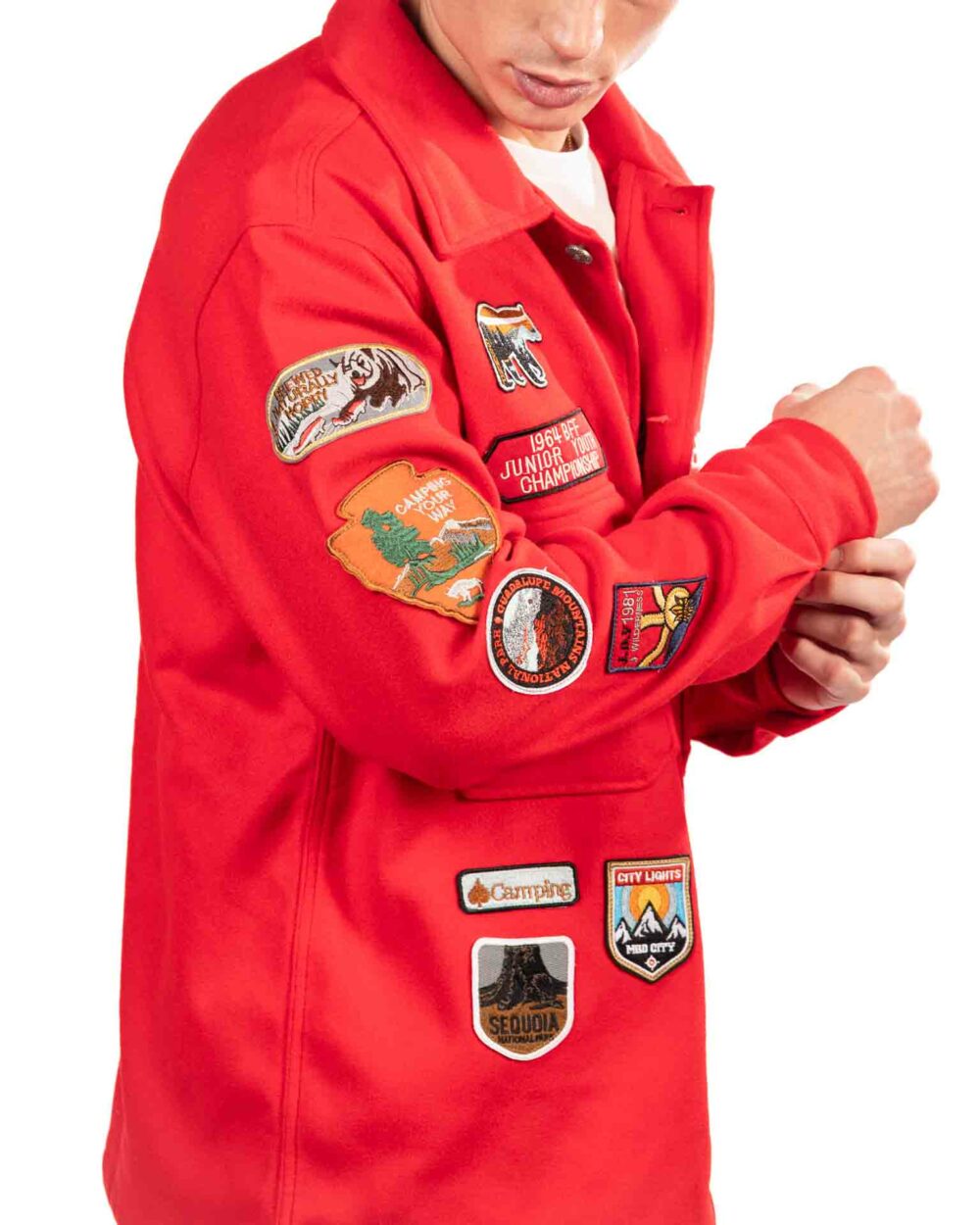 Berna overshirt rossa - immagine 5