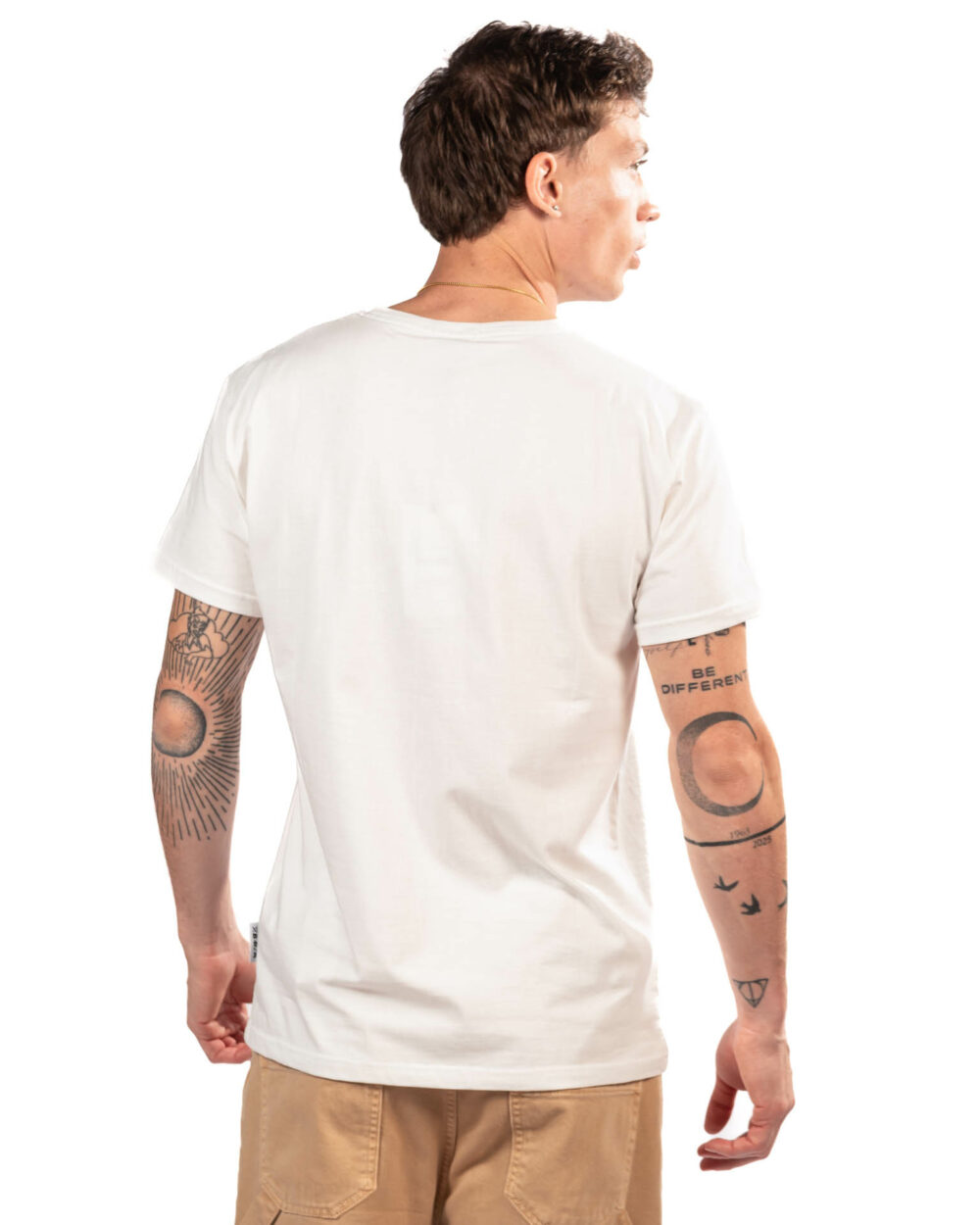 Berna t-shirt bianca con stampa nel retro - immagine 3
