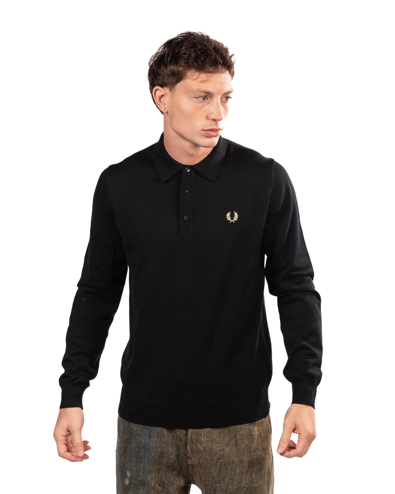 Fred Perry polo a manica lunga