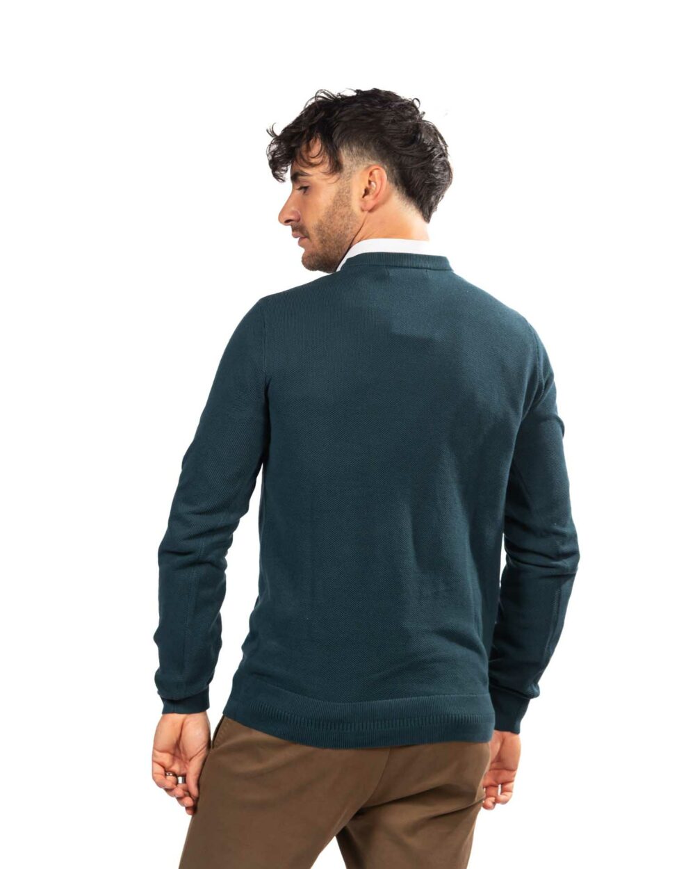 Fred Perry maglione ottanio - immagine 3