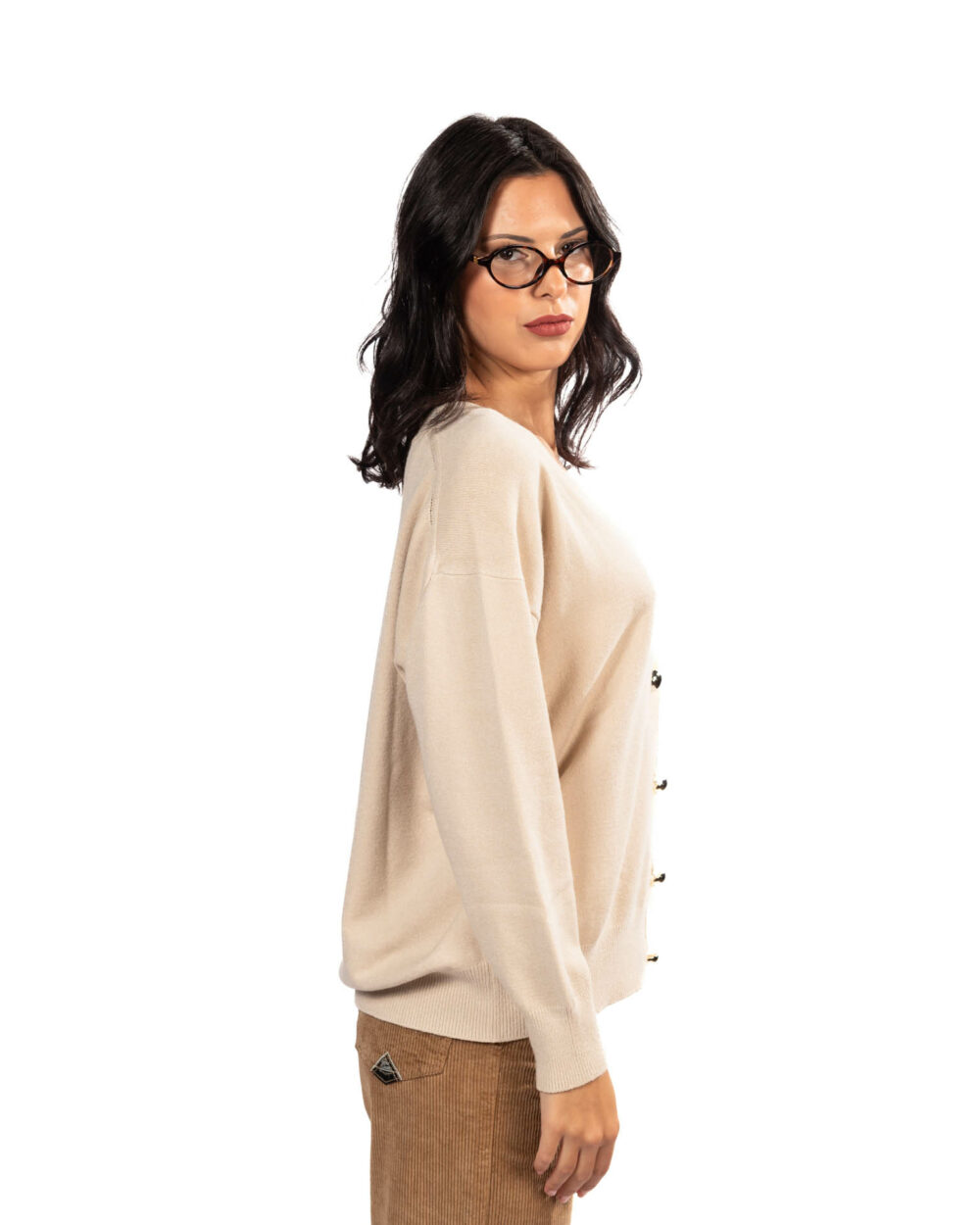 Vicolo cardigan beige - immagine 2