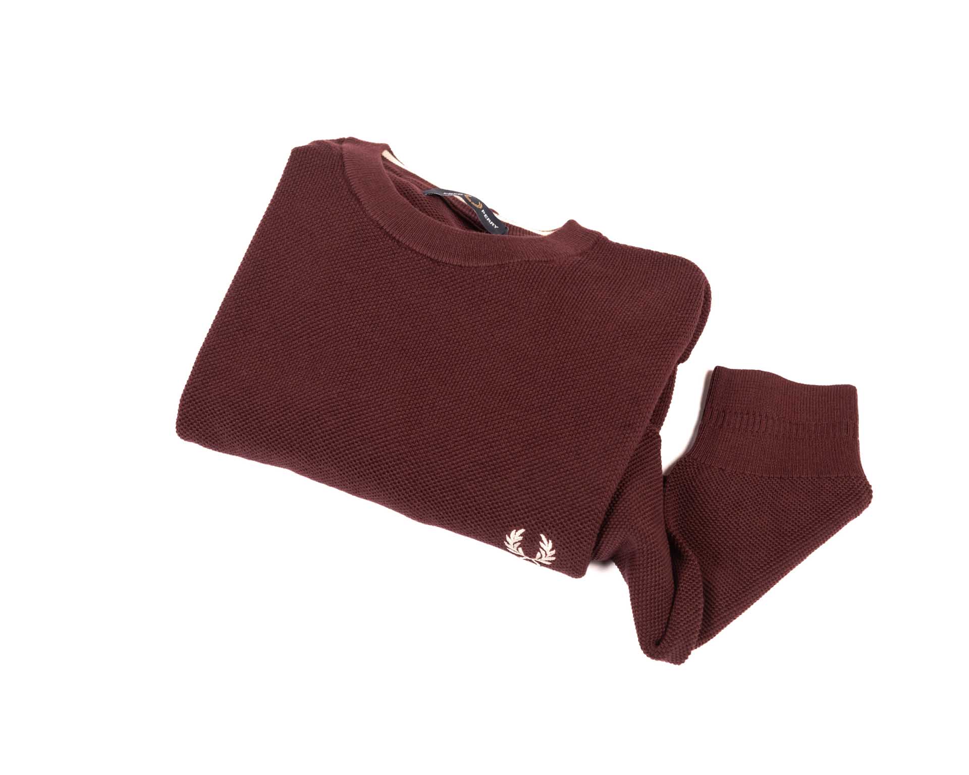 Fred Perry maglione bordeaux