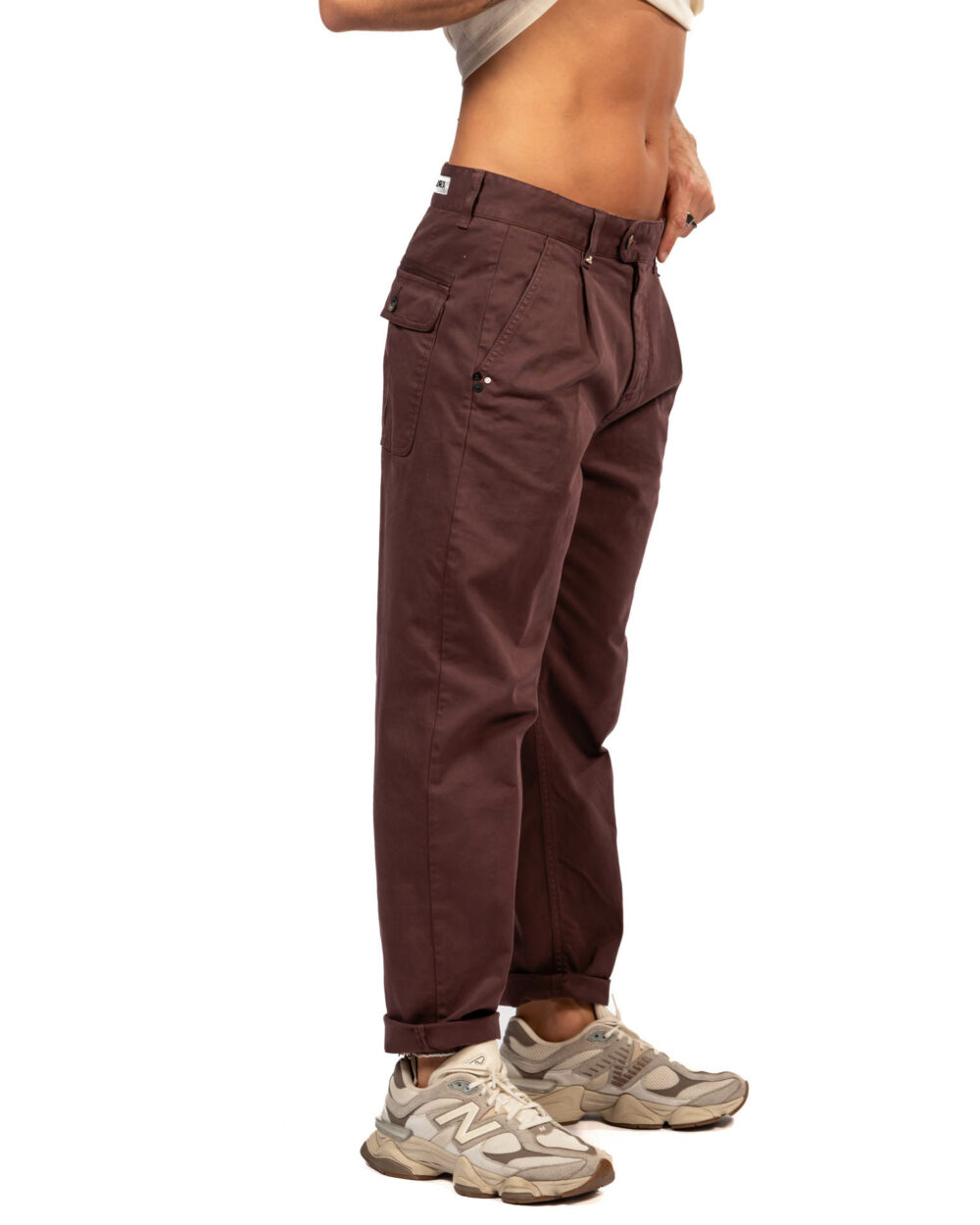 Berna pantaloni con pinces frontali - immagine 2