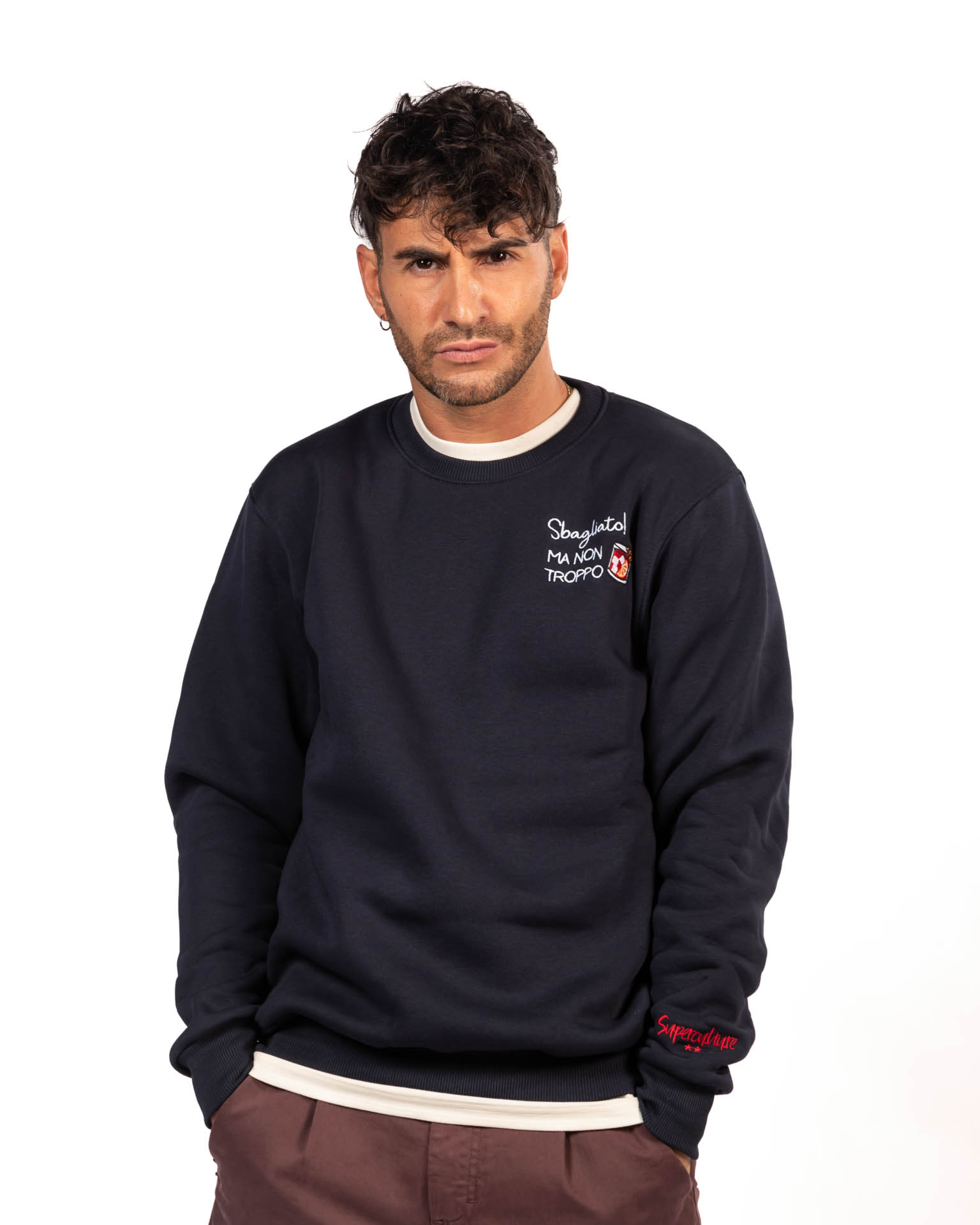 Superculture felpa blu