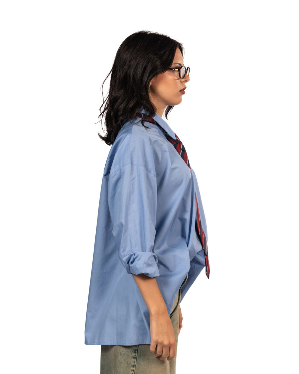 §Vicolo camicia azzurra over - immagine 2