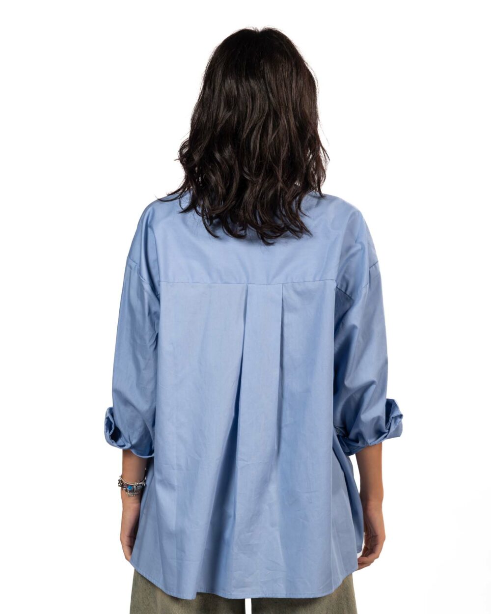 §Vicolo camicia azzurra over - immagine 3
