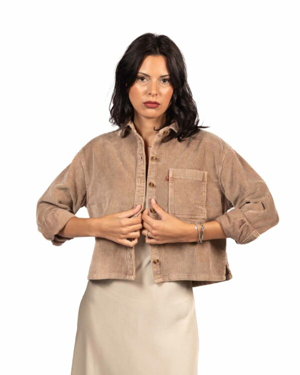 Levi's giacca beige in velluto a costine