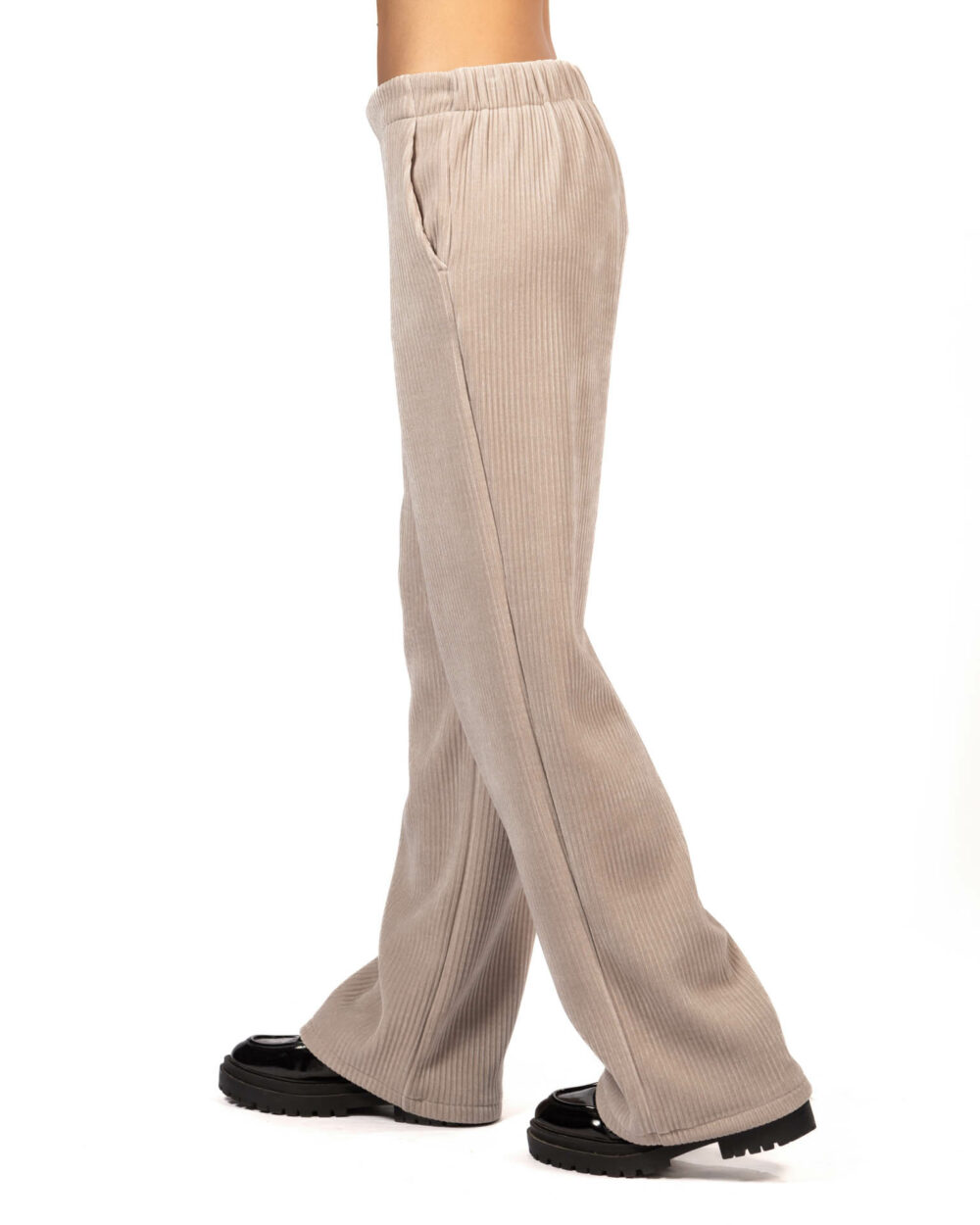 Emme marella pantaloni in velluto a coste beige - immagine 2