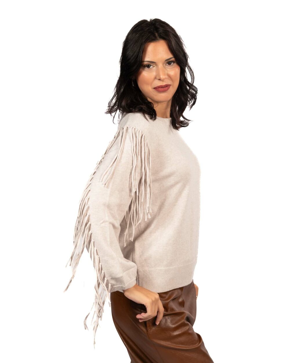 Emme marella maglia con frange - immagine 3