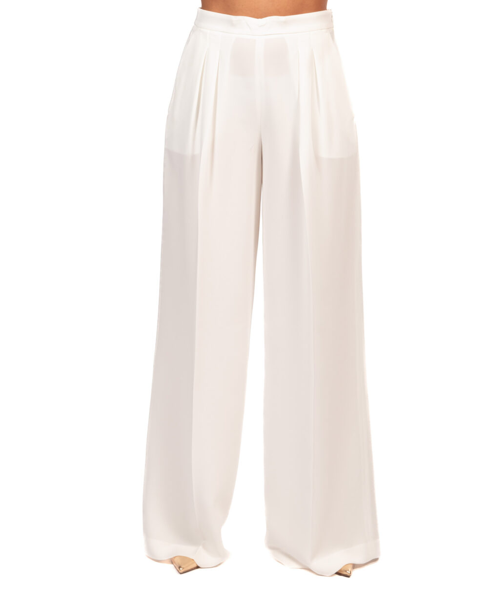 Twinset pantalone bianco
