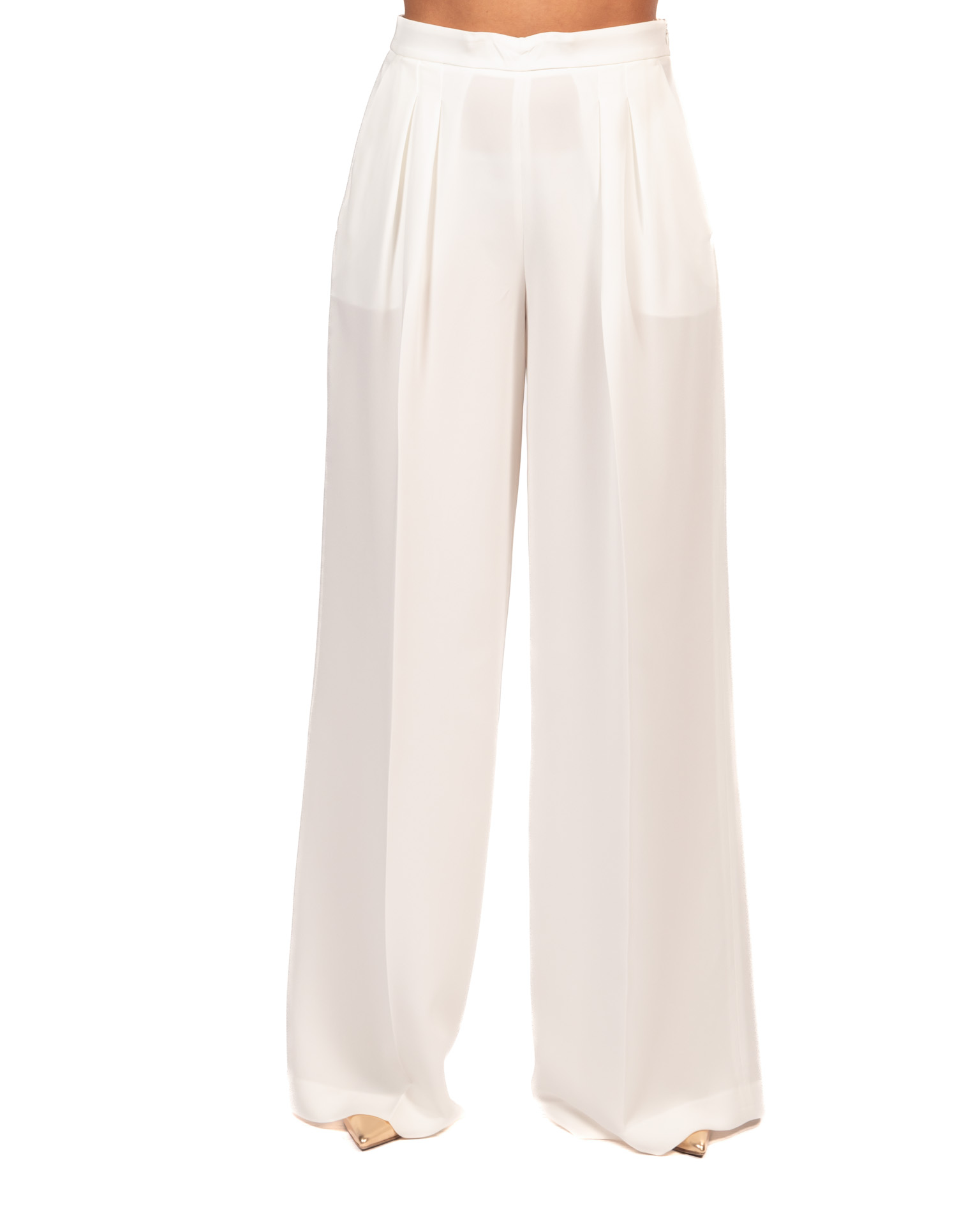 Twinset pantalone bianco