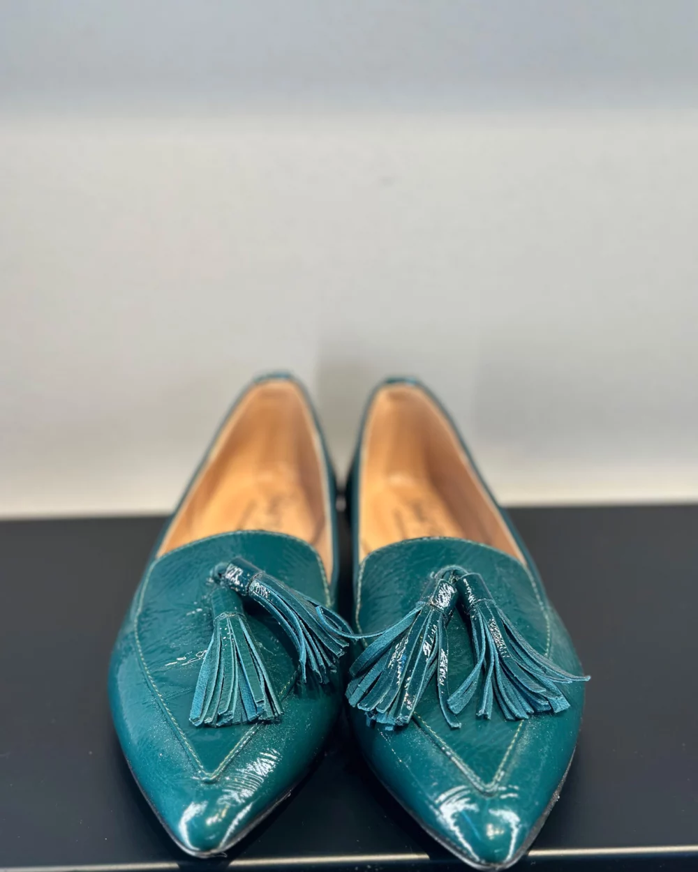 ROBERTO BERTI COLLECTION - scarpa in vernice verde - immagine 2