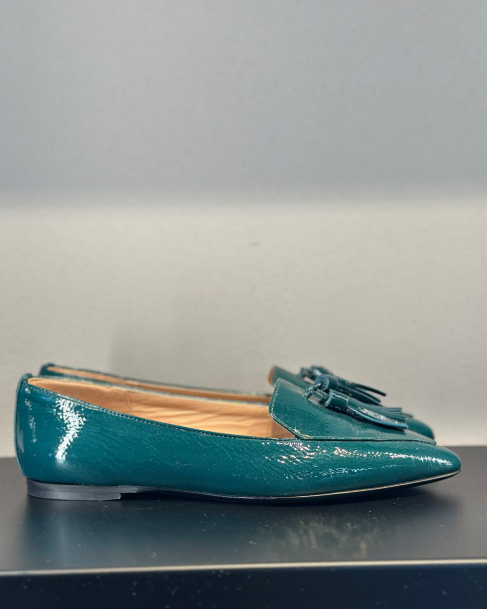 ROBERTO BERTI COLLECTION - scarpa in vernice verde - immagine 3