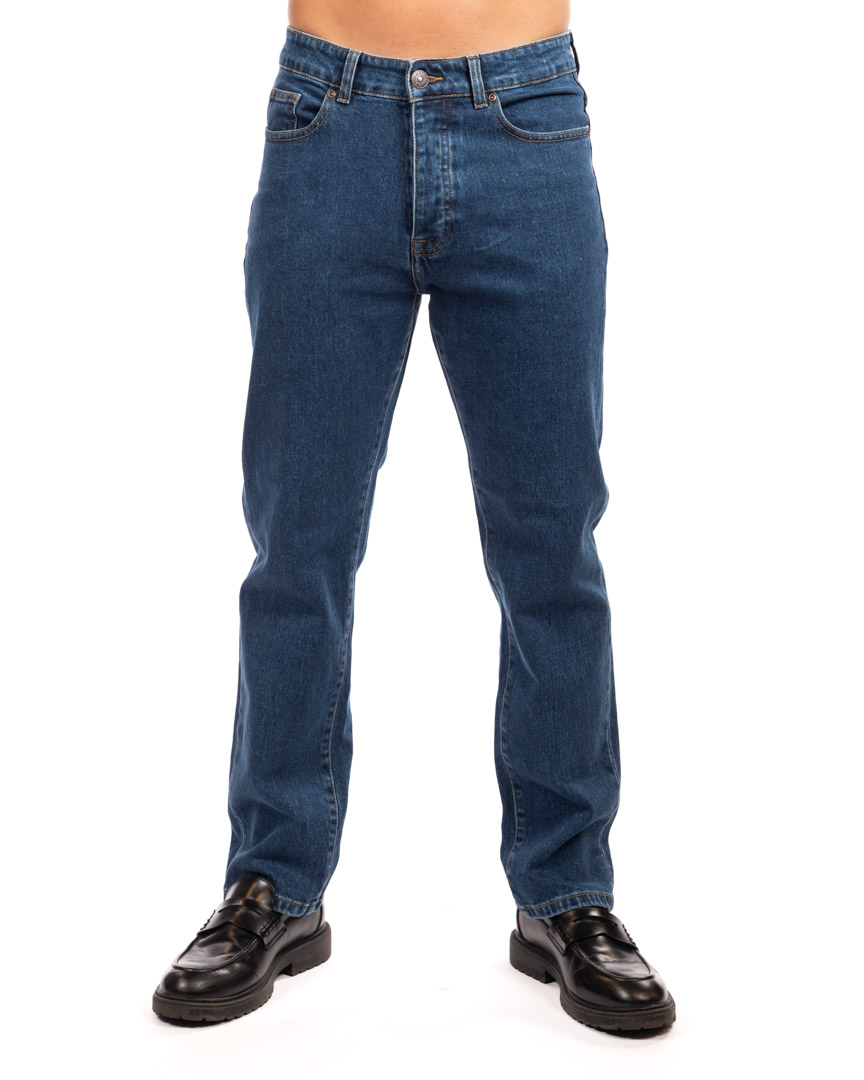 Over/d denim con pinces