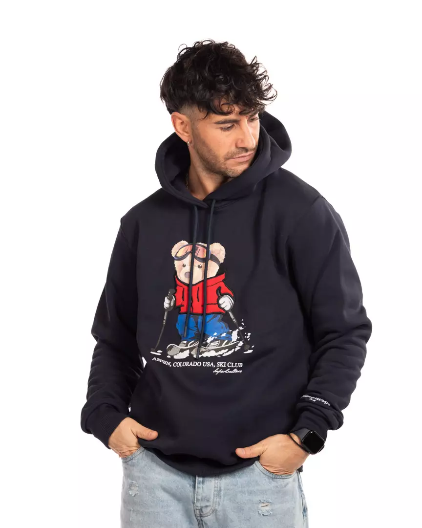 Supercuture felpa con cappuccio