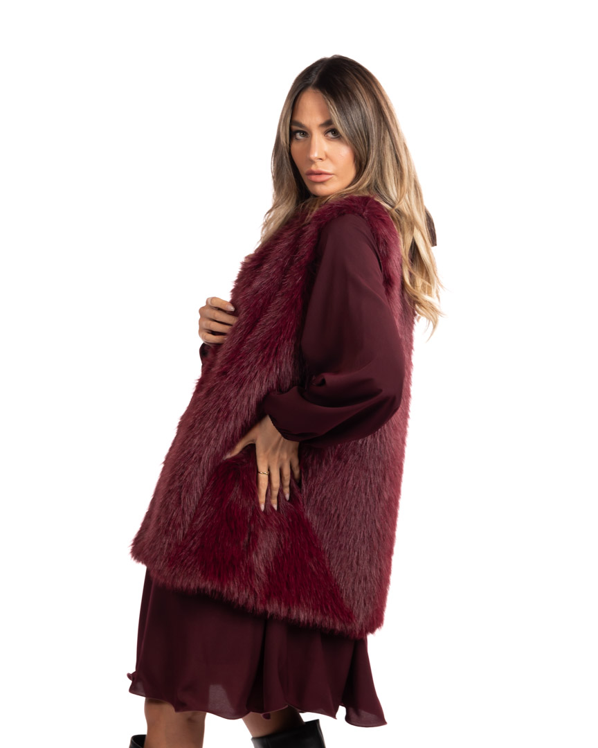 Rinascimento gilet in ecopelliccia - immagine 3