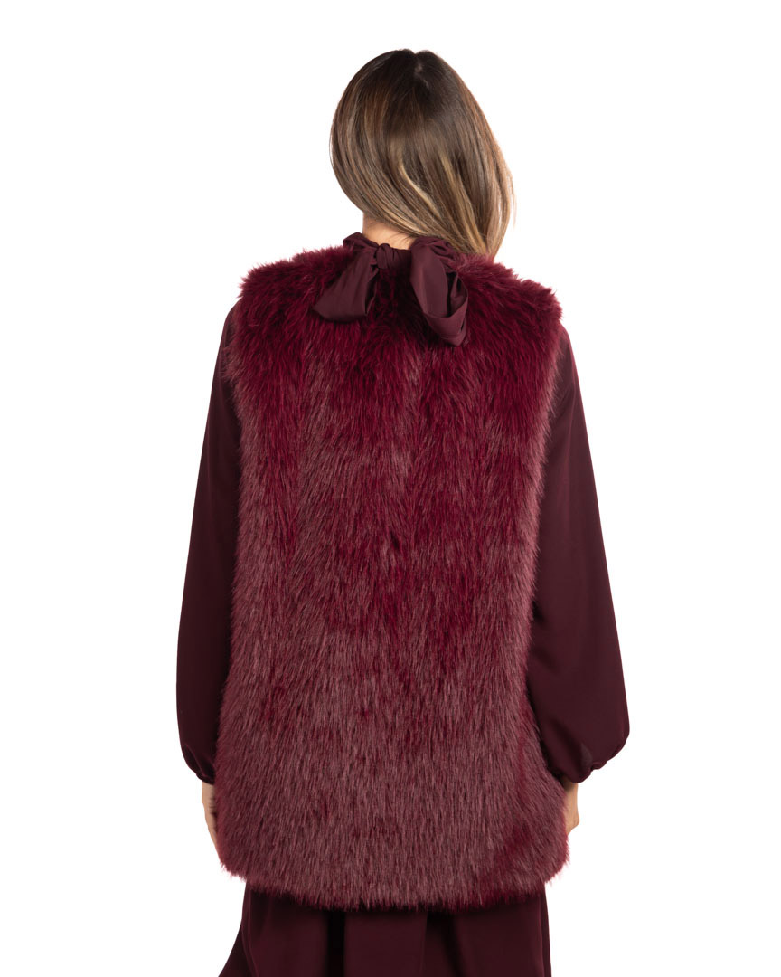 Rinascimento gilet in ecopelliccia - immagine 2